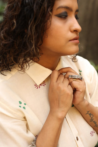KISS (Keep it simple, sis) Handloom Organic Cotton Shirt