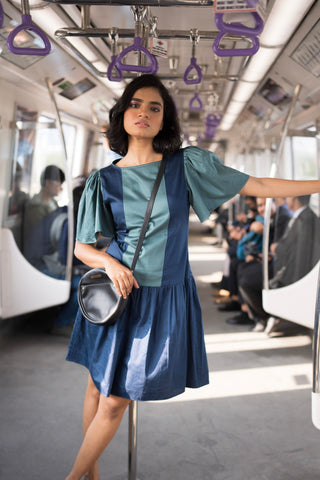 Metro Musings Satin Dress